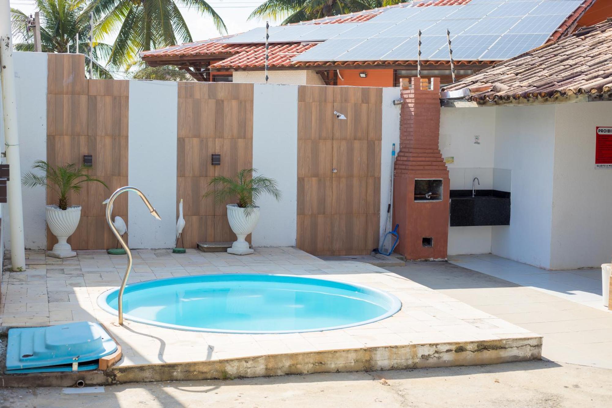 Casa Duplex Com 2 Suites Com Ar Condicionado ,100M Da Praia - Barra De Sao Miguel, A 8 Minutos Da Praia Do Gunga E A 3 Da Praia Bonita! Condominio Com Piscina E Churrasqueira! エクステリア 写真